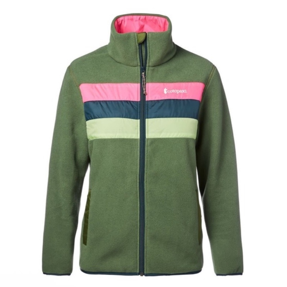 Cotopaxi Teca Fleece Full-Zip Jacket Mid Layer Green Sz S